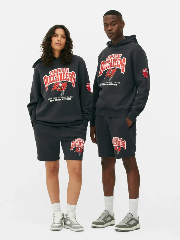 Primark NFL Tampa Bay Buccaneers Graphic Hoodie Black Outlet