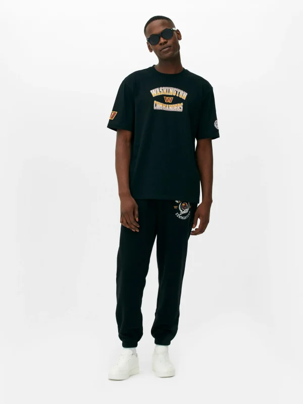 Primark NFL Washington Commanders T-Shirt Black Cheap