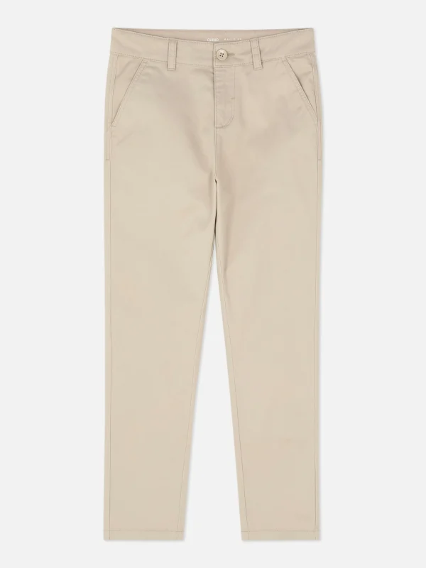 Primark Older Boy Chinos Stone Hot