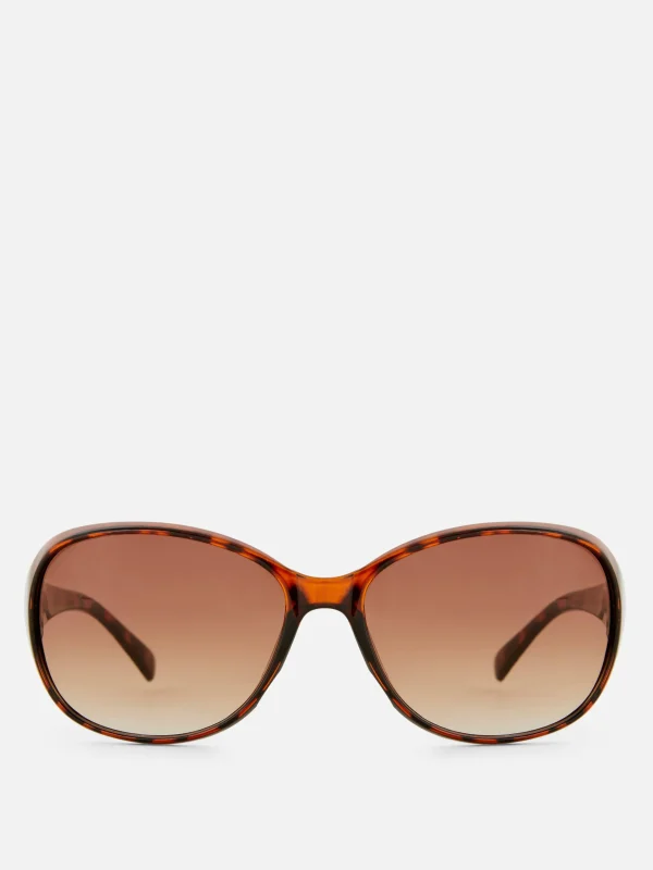 Primark Ombré Lens Oval Sunglasses Brown Outlet