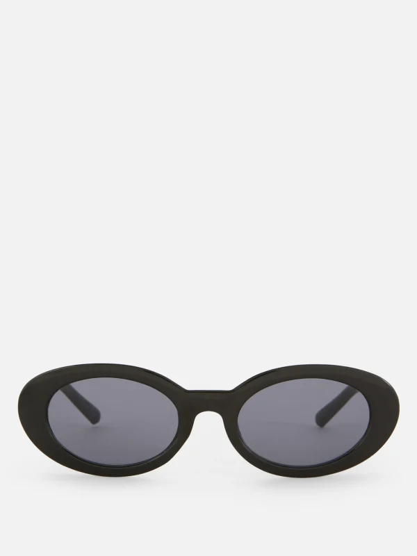 Primark Oval Frame Sunglasses Black Sale