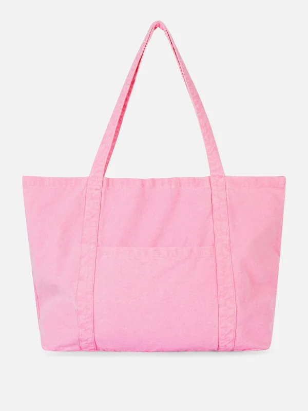 Primark Oversized Canvas Shopper Pink Fashion