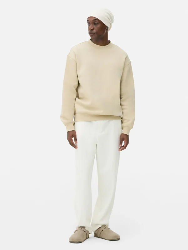 Primark Oversized Crew Neck Sweatshirt Stone Best