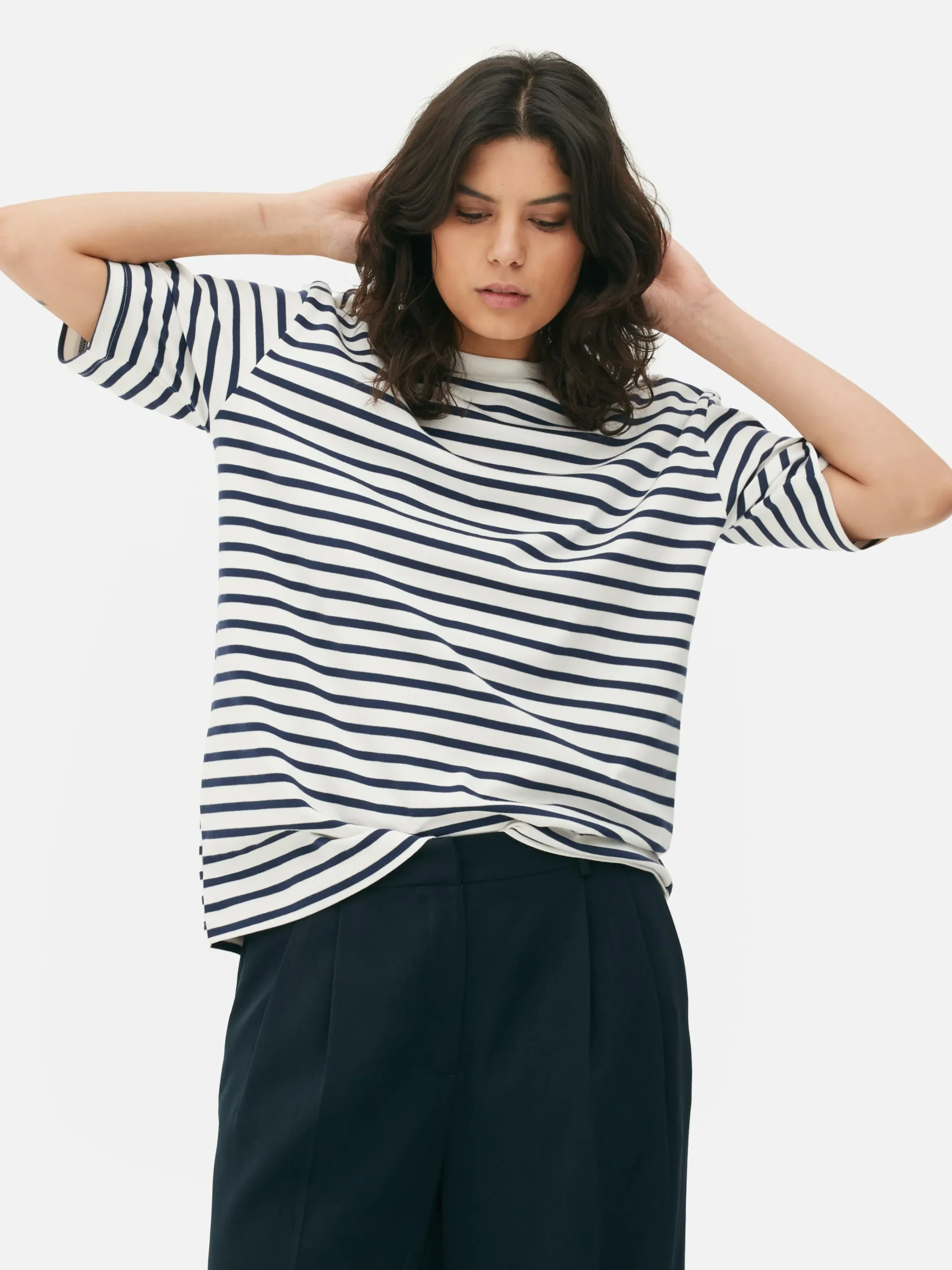 Primark Oversized Short Sleeve T-Shirt Multi Best Sale
