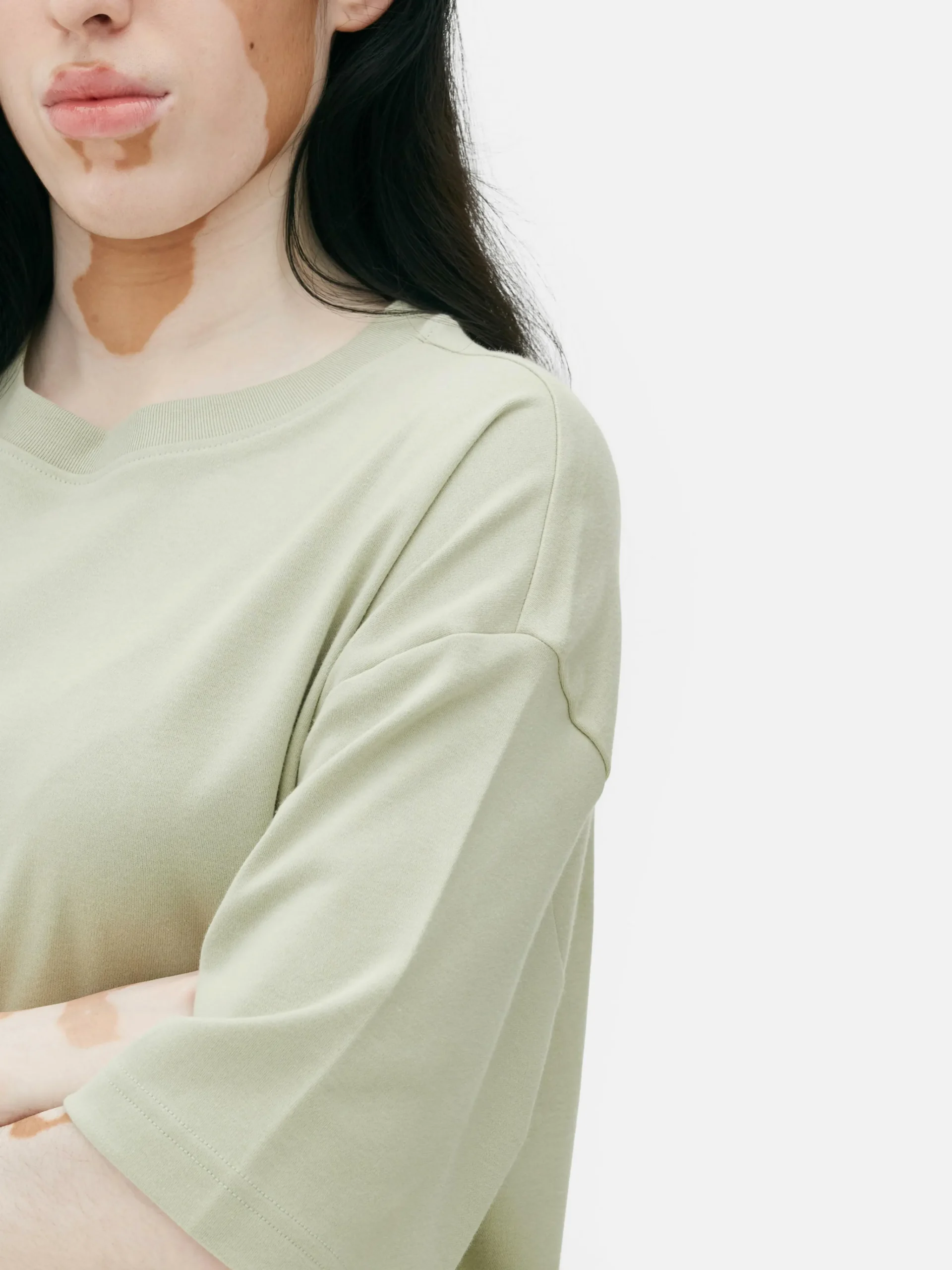 Primark Oversized Short Sleeve T-Shirt Green Fashion