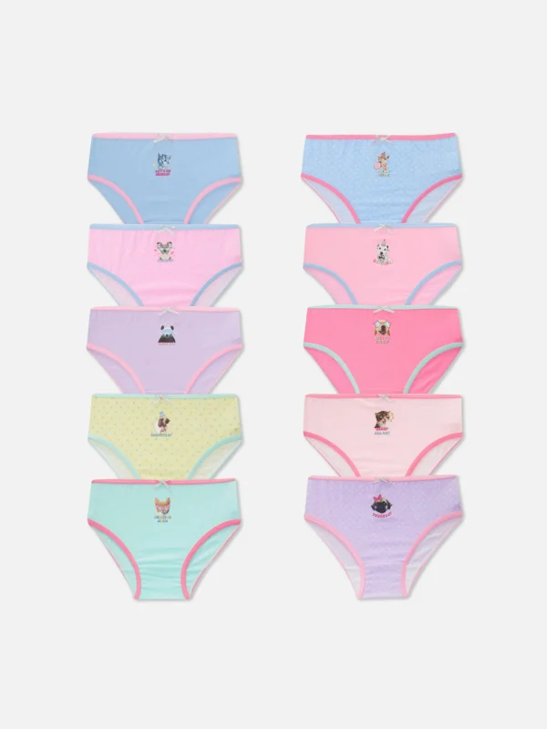 Primark 10-Pack Animal Print Briefs Multi Best