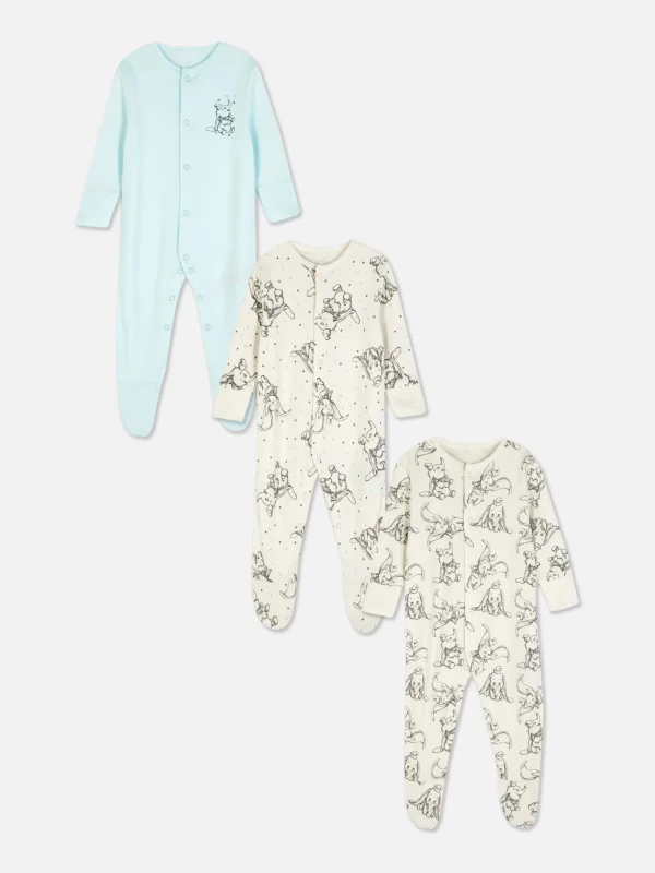 Primark 3-Pack Disney’s Dumbo Sleepers Ivory Outlet