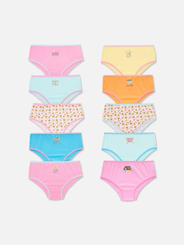 Primark 10-Pack Emoji Print Briefs Multi Best Sale