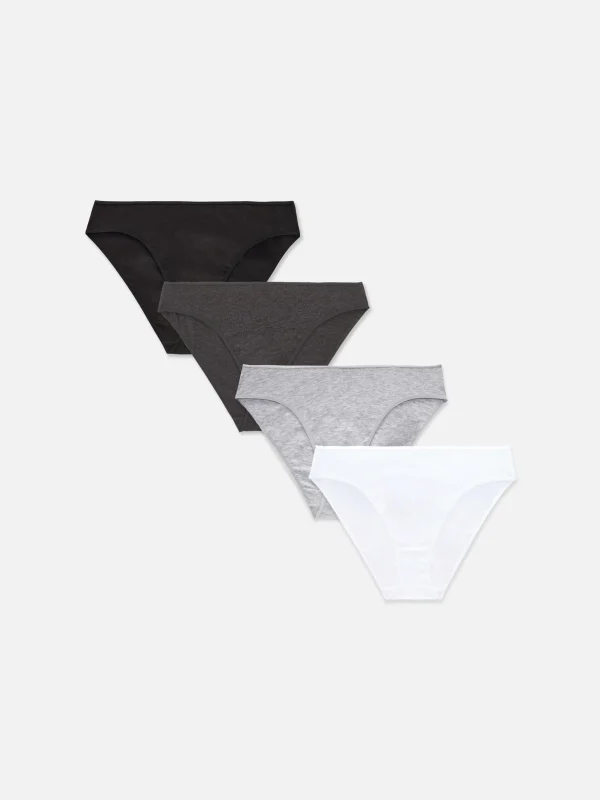 Primark 4-Pack Everyday Briefs Black/White Best Sale