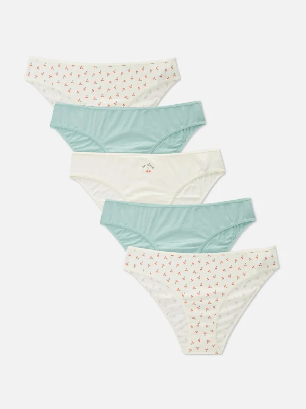Primark 5-Pack Everyday Mini Briefs Red Discount