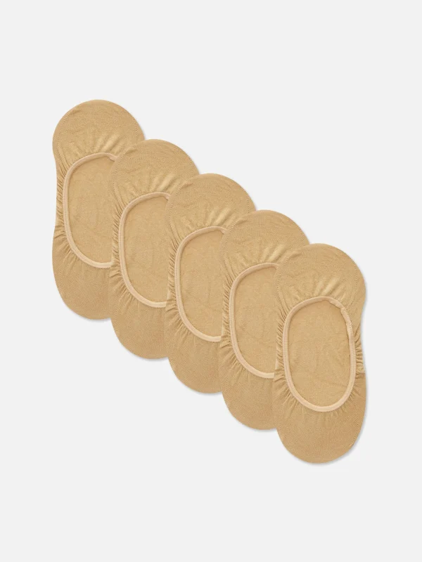 Primark 5-Pack Footie Socks Caramel Store