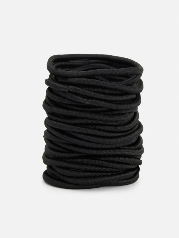 Primark 60-Pack Hair Ties Black Online