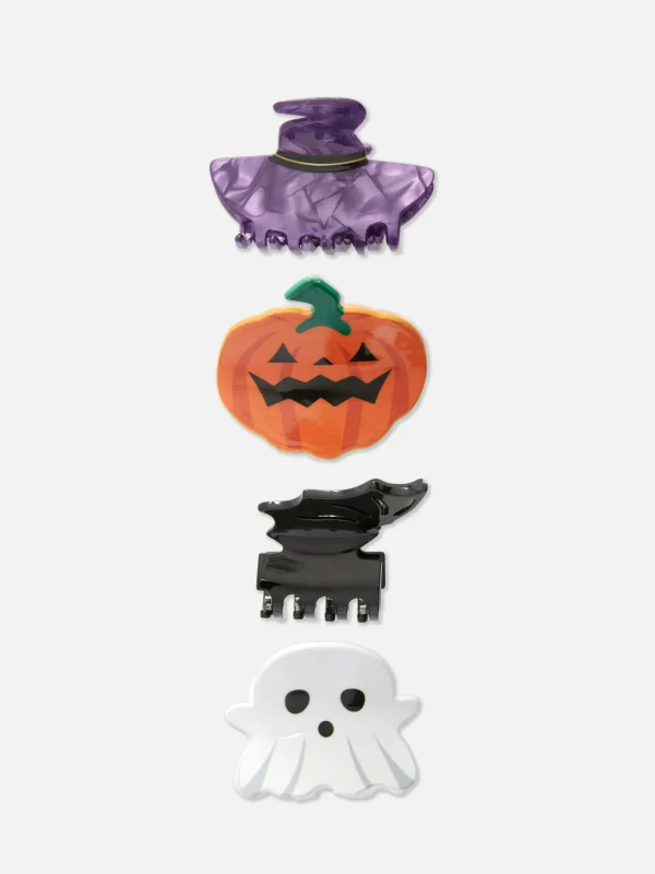 Primark 4-Pack Halloween Hair Clips Black Online