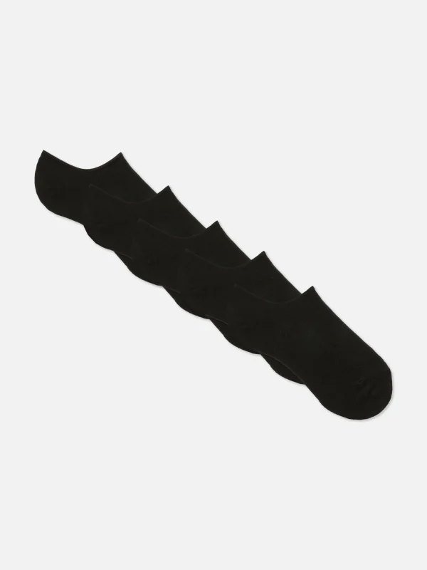Primark 5-Pack Invisible Socks Black Shop