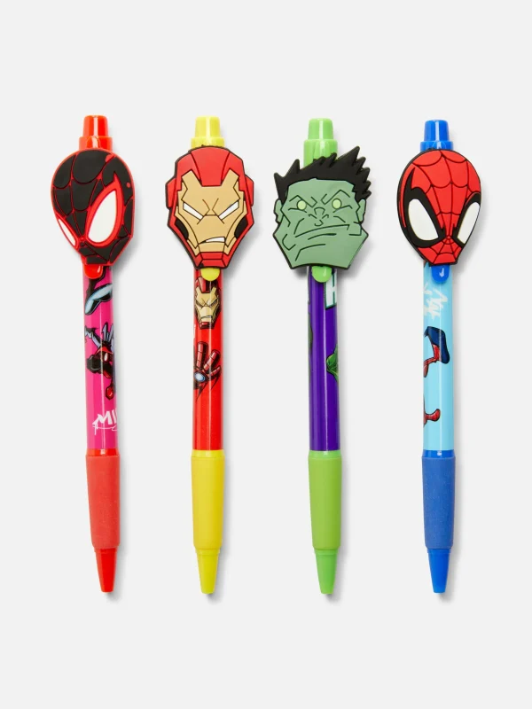 Primark 4-Pack Marvel Avengers Pens Red Flash Sale