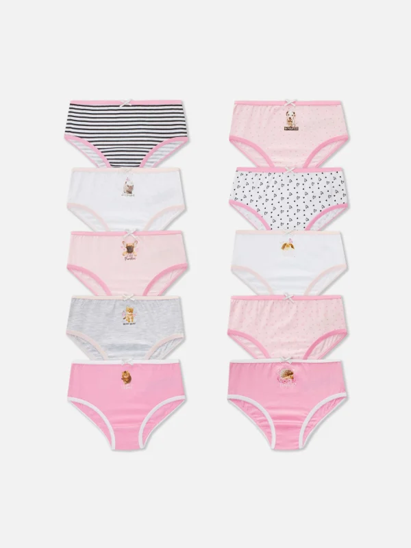 Primark 10-Pack Animal Briefs Multi Outlet
