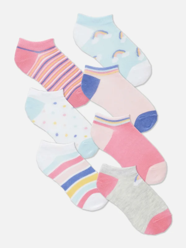 Primark 7-Pack Sneaker Socks Multi Cheap