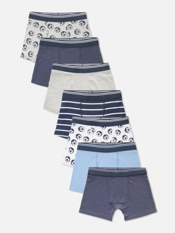 Primark 7-Pack Soccer Boxer Briefs Multi Flash Sale