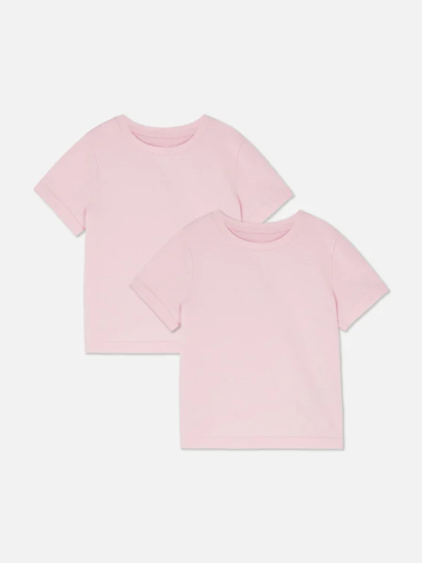 Primark 2-Pack School T-Shirts Pink Best