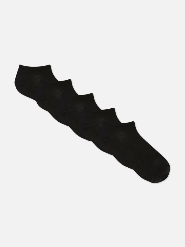 Primark 5-Pack Sneaker Socks Black Best
