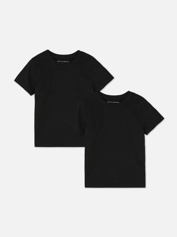 Primark 2-Pack T-Shirts Black Shop