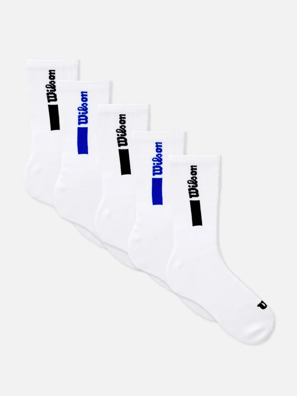 Primark 5-Pack Wilson Sport Socks White Hot