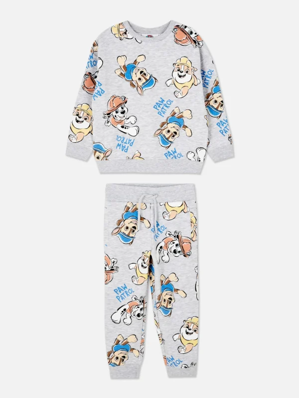 Primark PAW Patrol Sweatshirt And Joggers Set Gray Heather New