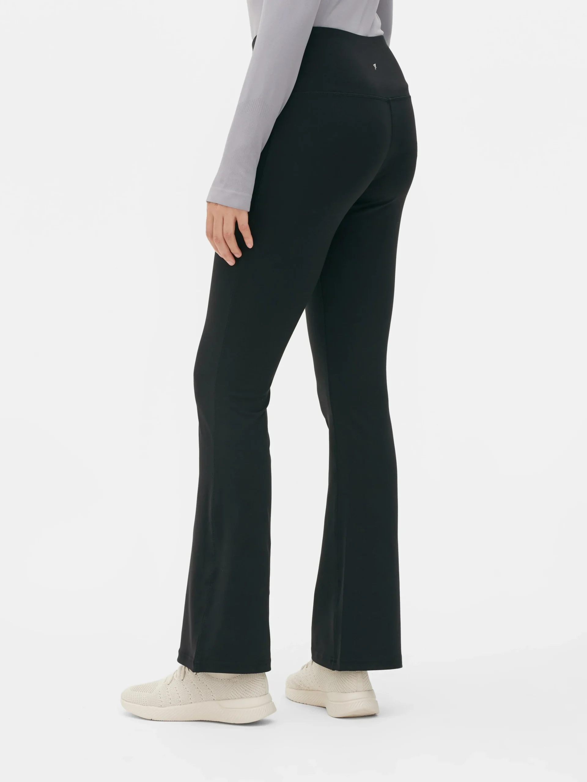 Primark Performance Flared Yoga Leggings Black Flash Sale