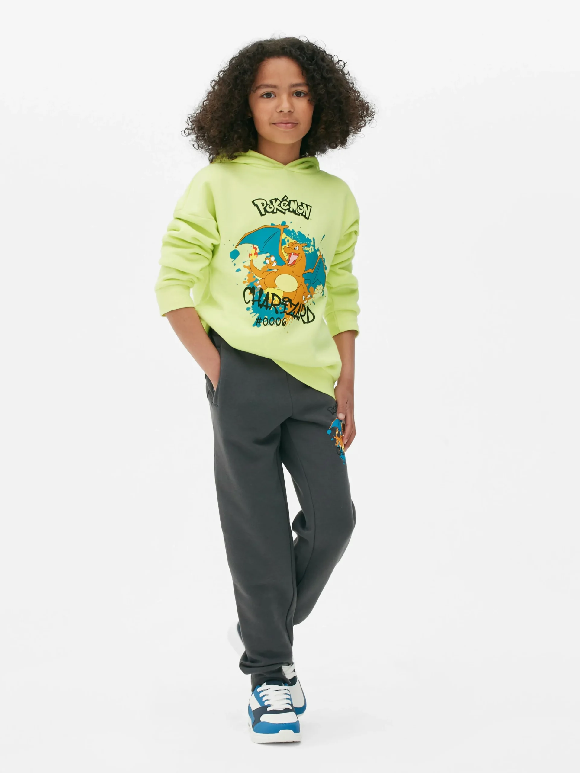 Primark Pokémon Charizard Hoodie Yellow Cheap