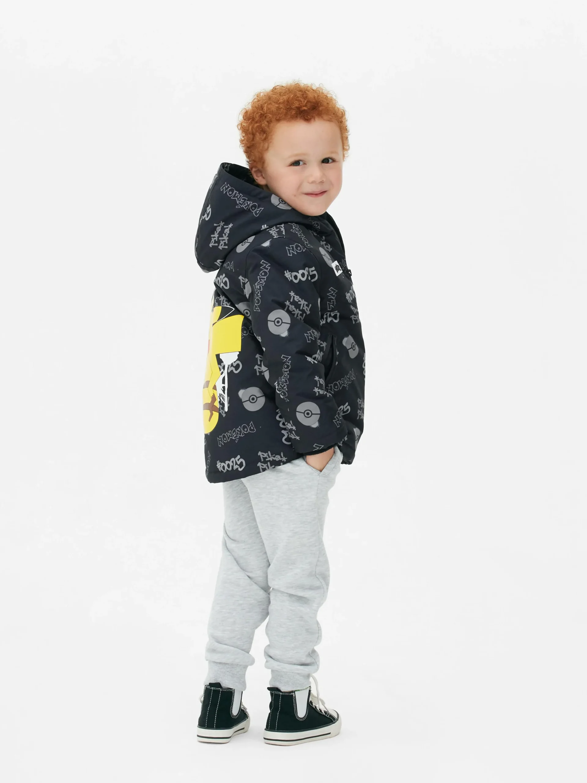 Primark Pokémon Pikachu Parka Black Discount
