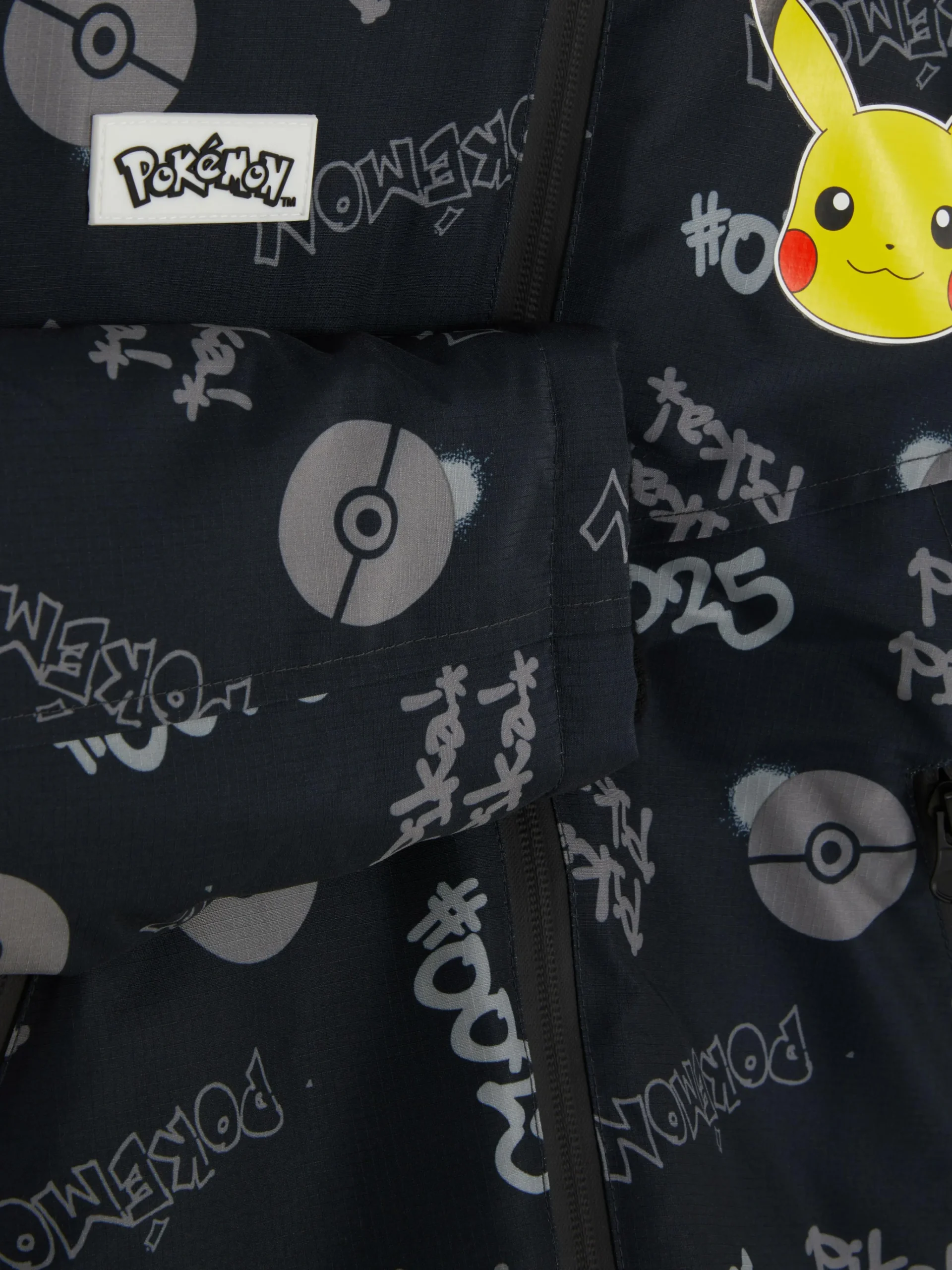 Primark Pokémon Pikachu Parka Black Discount