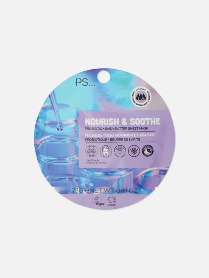 Primark PS Probiotic And Shea Butter Sheet Mask White Cheap