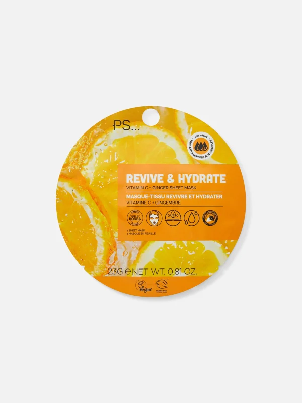 Primark PS Revive And Hydrate Sheet Mask Orange Best