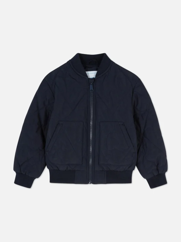 Primark Quilted Bomber Jacket Navy Best Sale