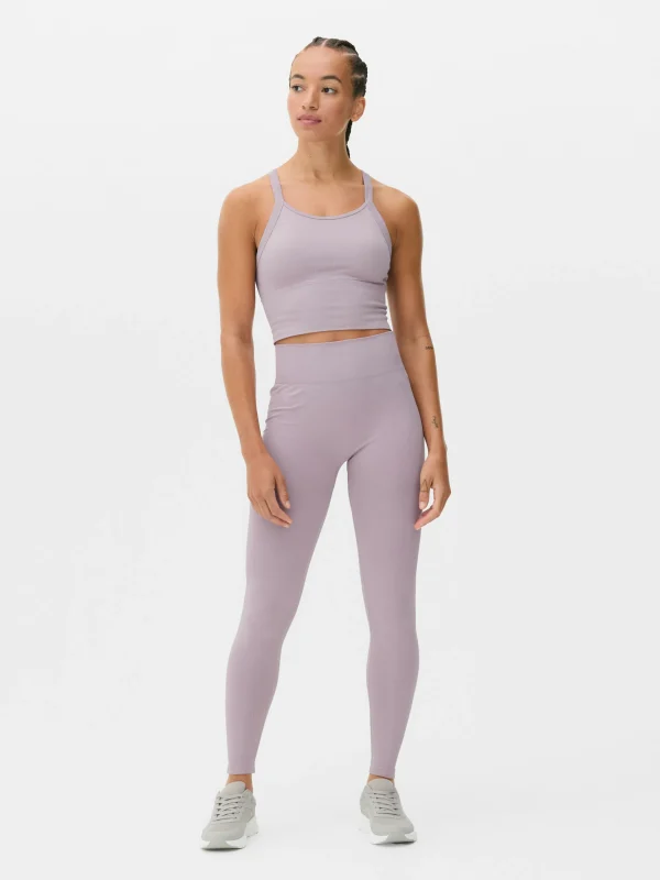 Primark Racerback Performance Bra Light Purple Best Sale
