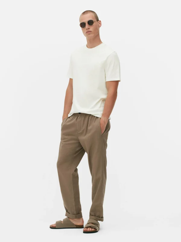 Primark Regular Fit T-Shirt Ivory Store