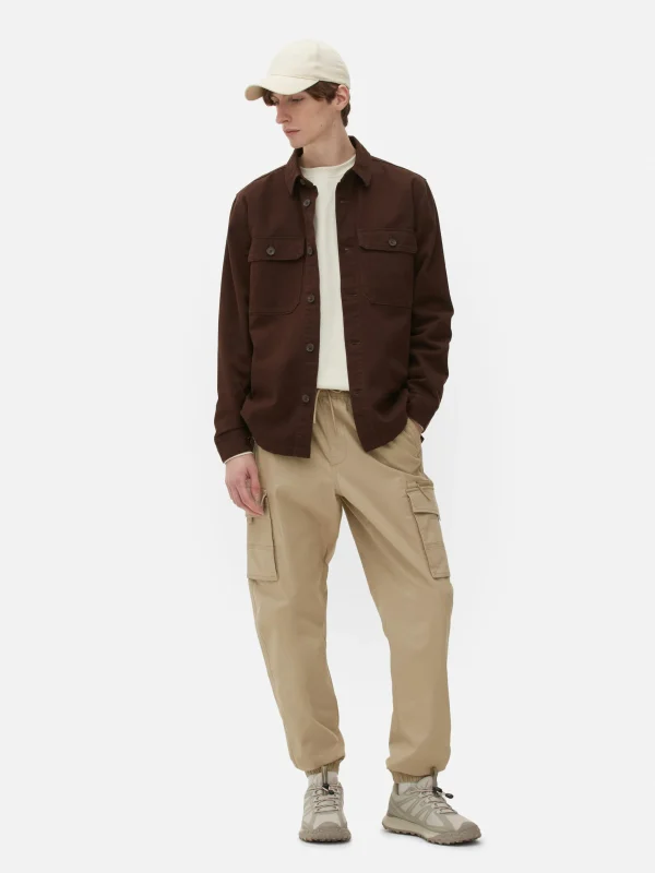 Primark Relaxed Cuff Cargo Pants Stone Shop
