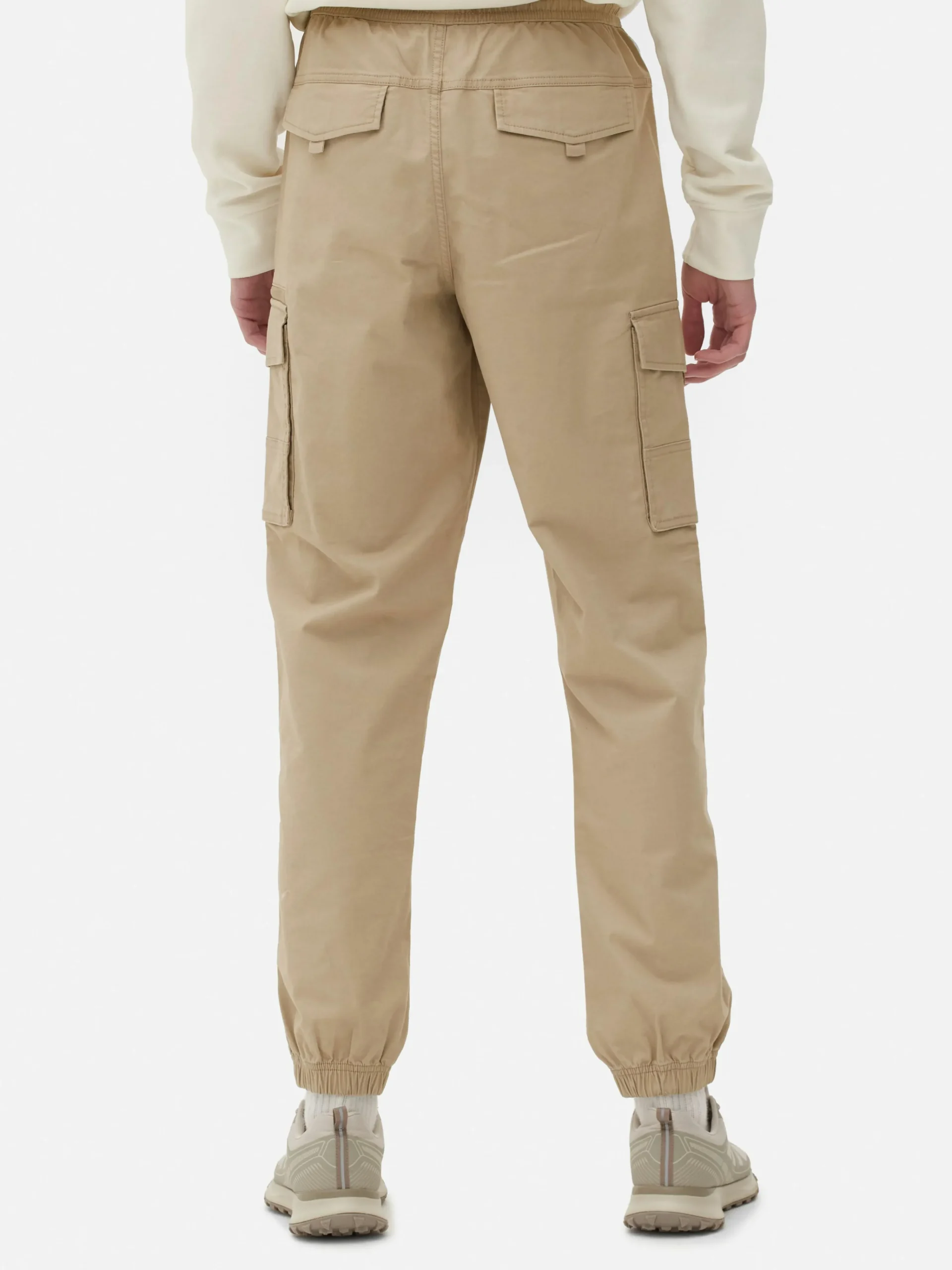 Primark Relaxed Cuff Cargo Pants Stone Shop