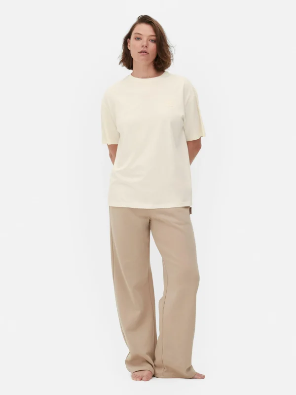 Primark Rita Ora Boyfriend Fit T-Shirt Ivory Shop