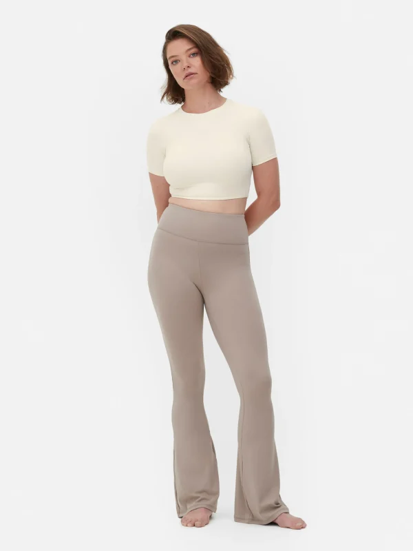 Primark Rita Ora Buttery Soft Cropped Sports Top Ivory Best