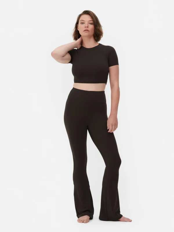 Primark Rita Ora Buttery Soft Flare Leggings Chocolate Online