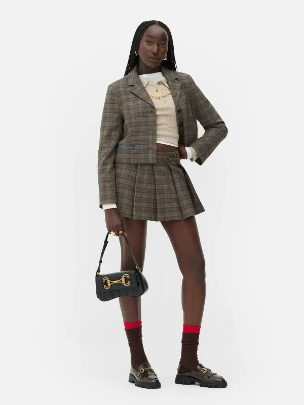 Primark Rita Ora Check Snaffle Detail Mini Skort Multi Online