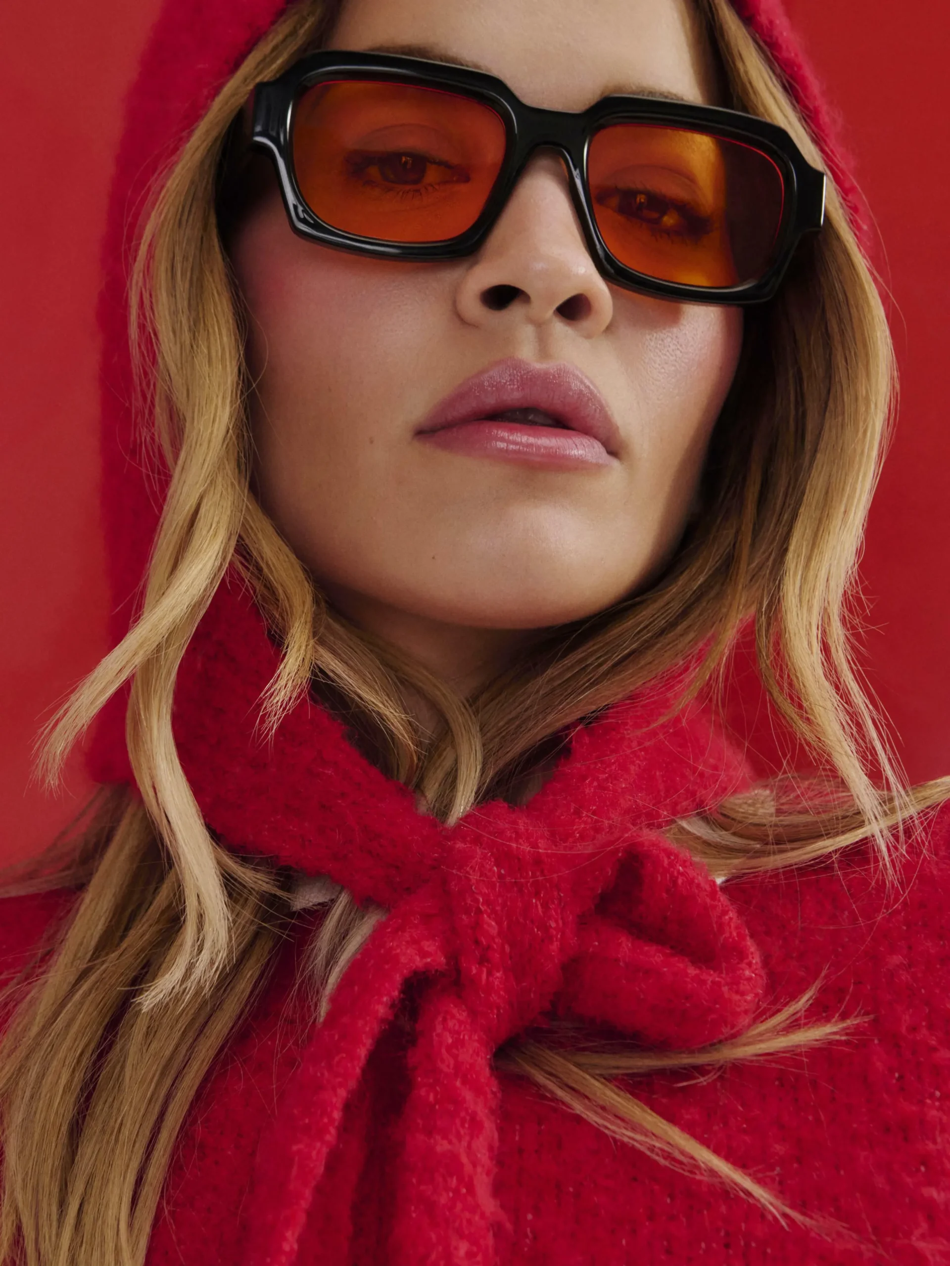 Primark Rita Ora Retro Tinted Sunglasses Orange Flash Sale