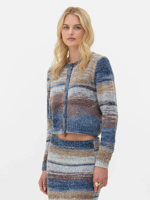 Primark Rita Ora Space Dye Cardigan Navy Fashion