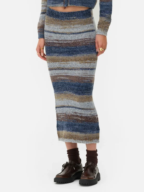 Primark Rita Ora Space Dye Midi Skirt Multi Best Sale