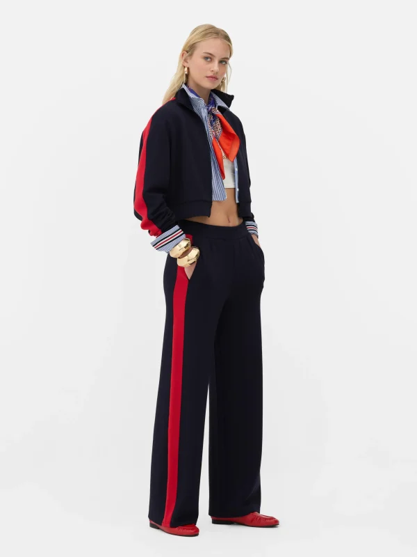 Primark Rita Ora Wide Leg Joggers Navy Flash Sale