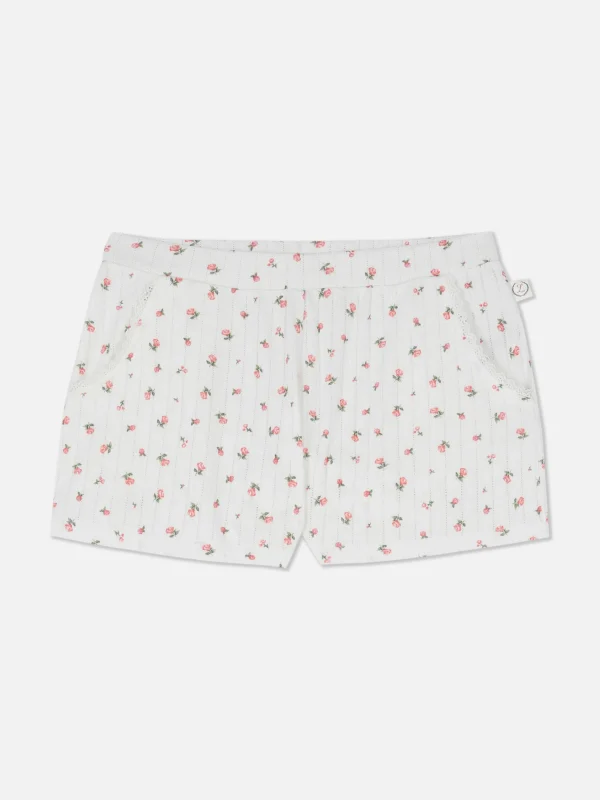 Primark Rose Pointelle Pyjama Shorts Multi Store