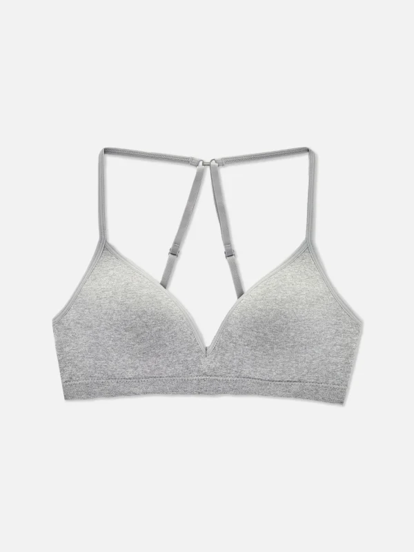 Primark Seamless Moulded T-Shirt Bra Gray Heather Online