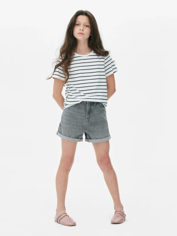Primark Short Sleeve T-Shirt Ivory Discount