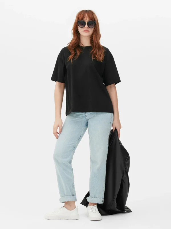 Primark Short Sleeve T-Shirt Black Best Sale